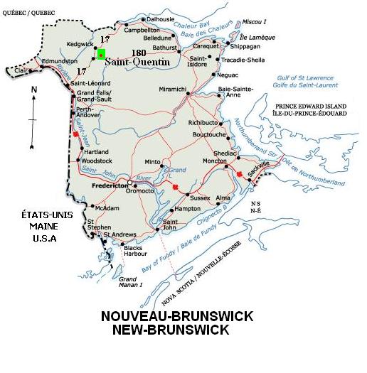 nb ski doo trail maps